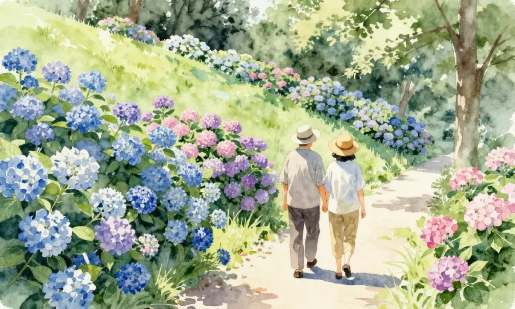 下田公園あじさい祭